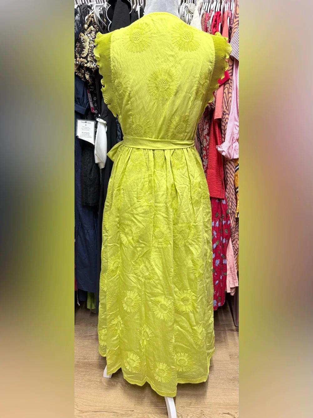 NWOT Kate Spade Bloom organza dress